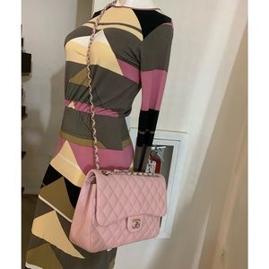 Authentic Chanel Timeless Lambskin Leather Jumbo Double Flap